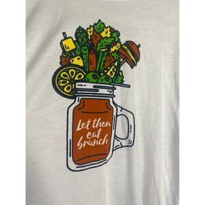 Bloody Mary Let Them Eat Brunch Small White Tank Top
